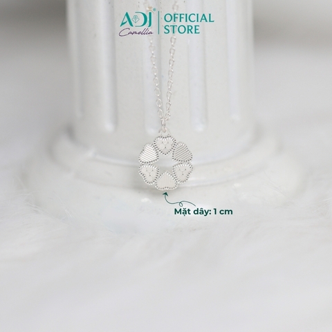 Dây Chuyền Nữ Bạc ADJ 925 Tam Hợp Tình Yêu Phụ Kiện Trang Sức Nữ  SD146144AD