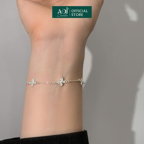 Lắc tay Trang sức bạc 925 ADJ Biểu Tượng May Mắn - SLT108109AD