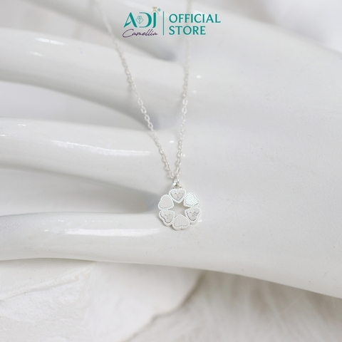 Dây Chuyền Nữ Bạc ADJ 925 Tam Hợp Tình Yêu Phụ Kiện Trang Sức Nữ  SD146144AD