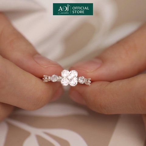 Nhẫn Nữ Bạc ADJ 925 Sunny Bloom Hoa Nắng Ngọt Ngào Sang Trọng SN15650AD