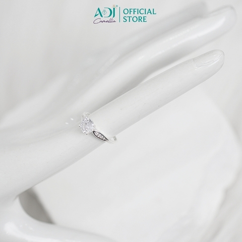 Nhẫn Nữ Bạc ADJ 925 Enternal Shine Tinh Xảo Mang Ánh Sáng Rực Rỡ SN15666AD