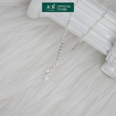 Mặt dây chuyền bạc 925 ADJ Stellar Cross Thánh Giá Đá Sang Trọng Tinh Tế SM16202