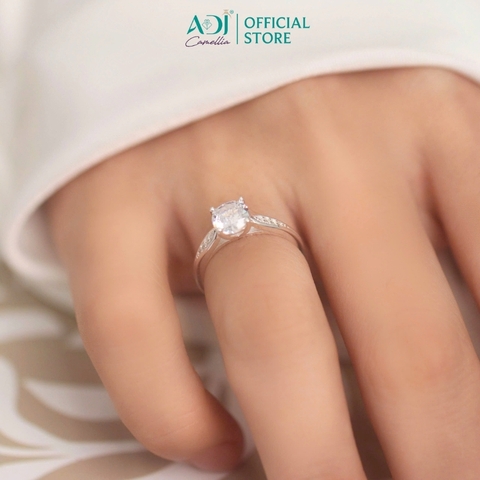 Nhẫn Nữ Bạc ADJ 925 Enternal Shine Tinh Xảo Mang Ánh Sáng Rực Rỡ SN15666AD