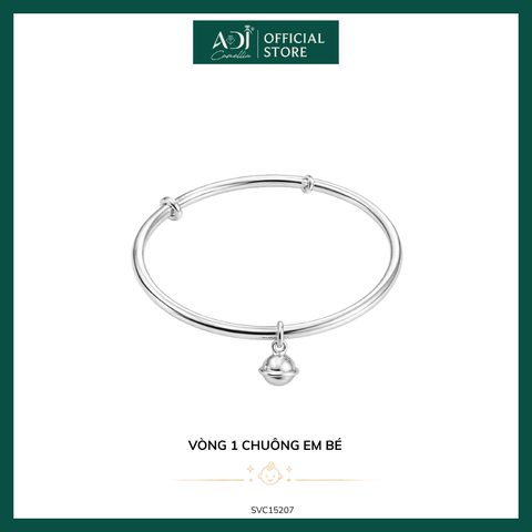 B Vòng Tay Bạc 925 Cho Bé – Lắc Tay Trẻ Em Cao Cấp, An Toàn, Không Kích Ứng, Mừng Thôi Nôi, Đầy Tháng Cho Bé -  SVC15207AD