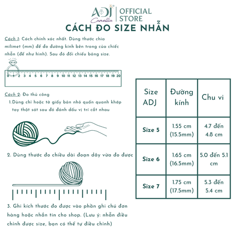 Nhẫn Bạc Nữ ADJ 925 Đính Đá Chủ Tròn 6 Chấu Phụ Kiện Trang Sức Nữ SN15606AD