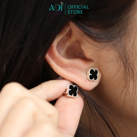 Bông tai Trang sức bạc 925 ADJ đính đá CZ sang trọng cấp - SB10819AD