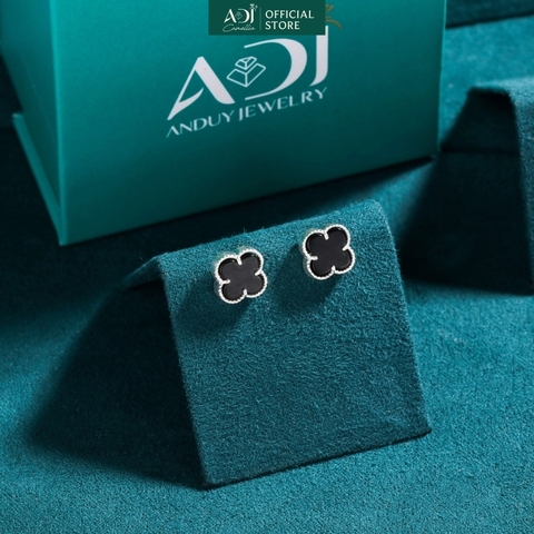 Bông tai Trang sức bạc 925 ADJ đính đá CZ sang trọng cấp - SB10819AD