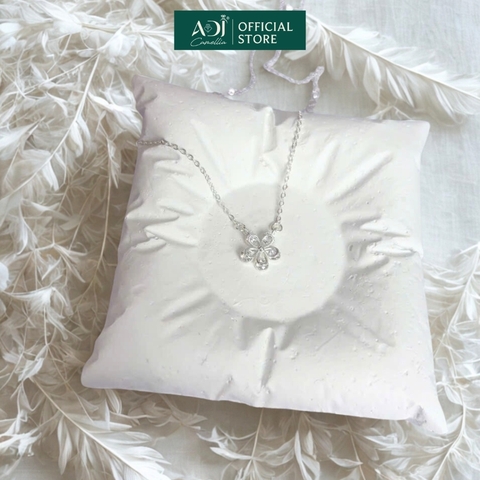 Dây chuyền Trang sức bạc 925 ADJ thanh lịch thời trang cao cấp Cánh Hoa Nhẹ Nhàng SD108104AD