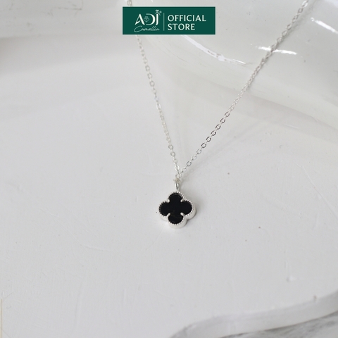 Dây chuyền trang sức bạc 925 ADJ đính đá CZ sang trọng cao cấp hoa - SD134161