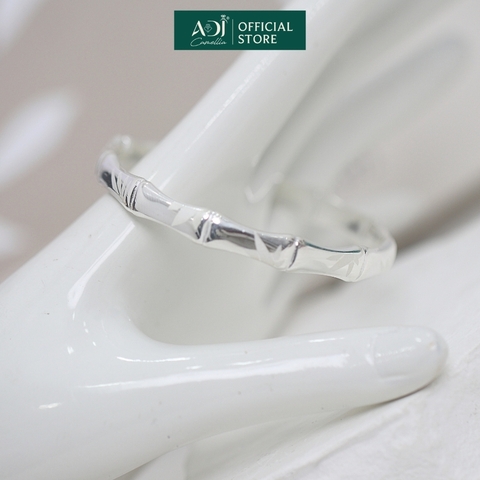 Vòng Tay Nữ Bạc ADJ 999 Cây Trúc Lá Tre May Mắn Phụ Kiện Trang Sức Nữ Cao Cấp SVC15445AD