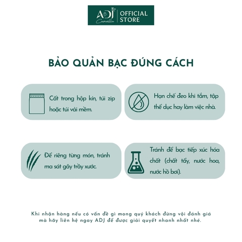 Bộ sản phẩm  Trang sức bạc 925 ADJ đính đá CZ sang trọng cao cấp Hoa 6 Cánh Mã 1