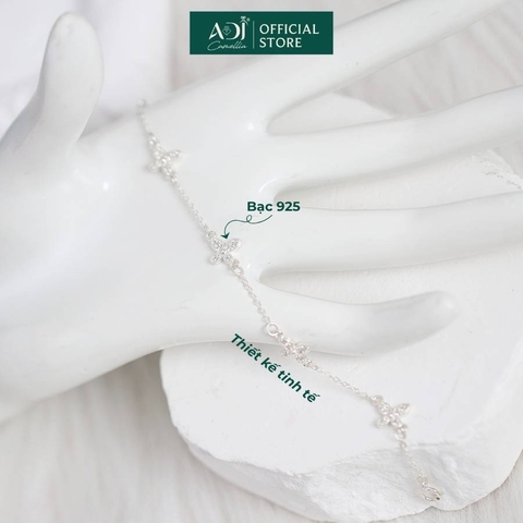 Lắc tay Trang sức bạc 925 ADJ Biểu Tượng May Mắn - SLT108109AD