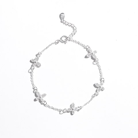 Lắc tay Trang sức bạc 925 ADJ Biểu Tượng May Mắn - SLT108109AD