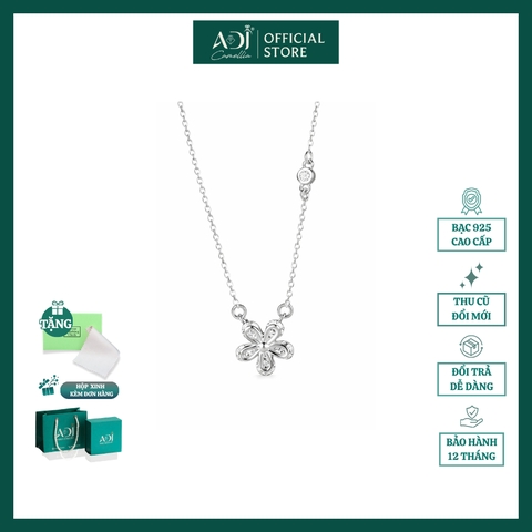 Dây chuyền Trang sức bạc 925 ADJ thanh lịch thời trang cao cấp Cánh Hoa Nhẹ Nhàng SD108104AD
