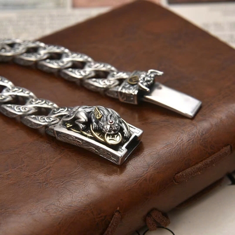 Lắc tay nam Trang sức bạc 925 ADJ Hộ vệ hoàng tộc