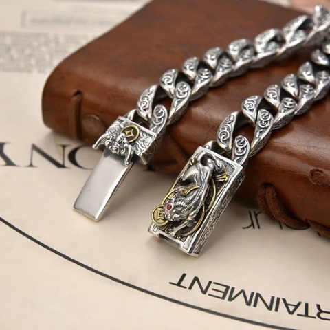 Lắc tay nam Trang sức bạc 925 ADJ Hộ vệ hoàng tộc