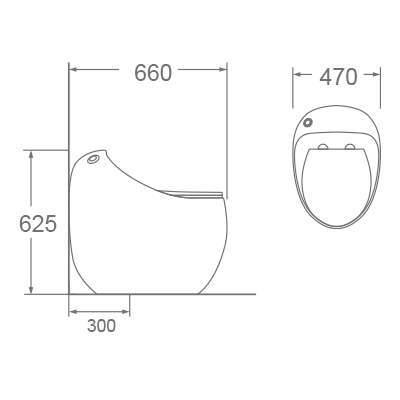 Bồn cầu 1 khối Dobidos DC012VJ