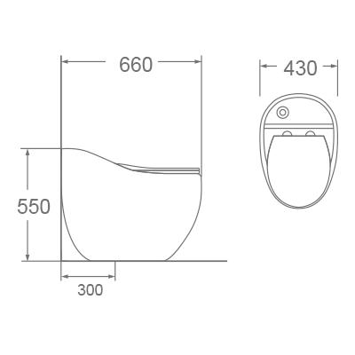 Bồn cầu 1 khối Dobidos LJ-115