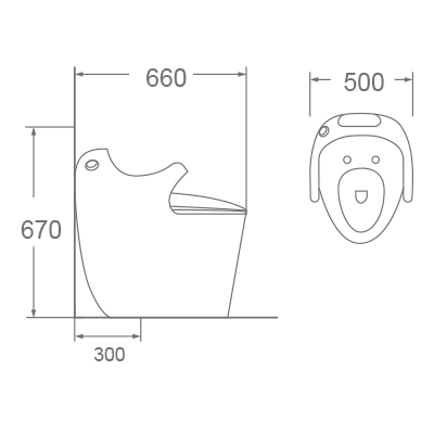 Bồn cầu 1 khối Dobidos LJ-117