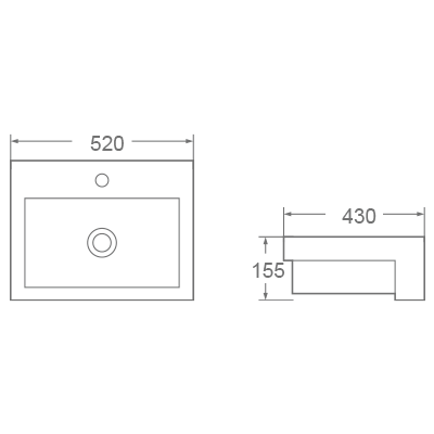 Chậu rửa lavabo Dobidos LJ 14