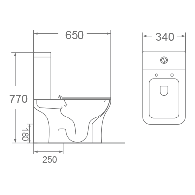 Bồn cầu 2 khối Dobidos LJ-304