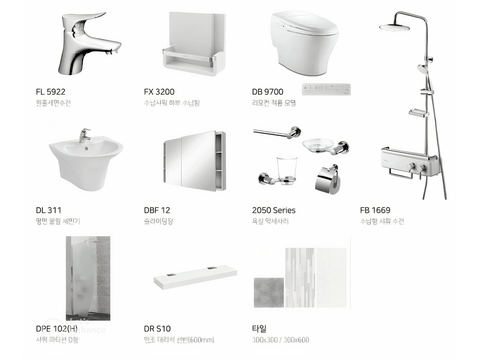 Combo thiết bị sang trọng cổ điển Dobidos DR 130