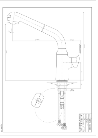 Vòi rửa chén nóng lạnh Dobidos FS 0317C
