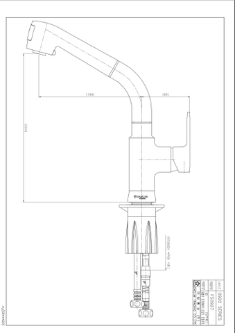 Vòi rửa chén nóng lạnh Dobidos FS 0927C