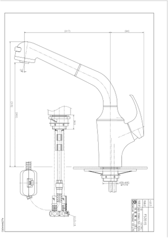Vòi rửa chén nóng lạnh Dobidos FS3515C