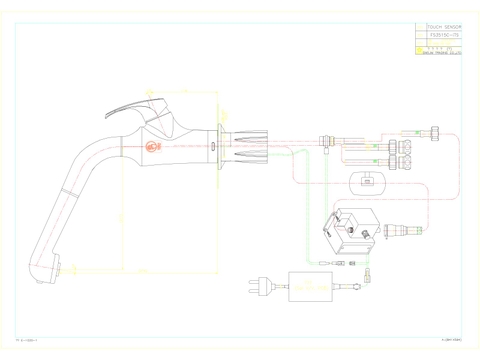 Vòi rửa chén cảm biến Dobidos FS3515C-ITS