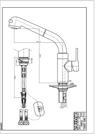 Vòi rửa chén nóng lạnh Dobidos FS3855C