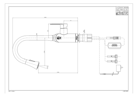 Vòi rửa chén cảm biến Dobidos FS6017C-ITS