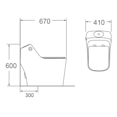 Bồn cầu 1 khối Dobidos DC017VJ