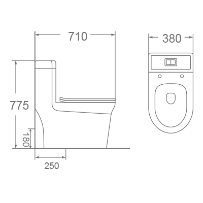 Bồn cầu 1 khối Dobidos DC020VJ