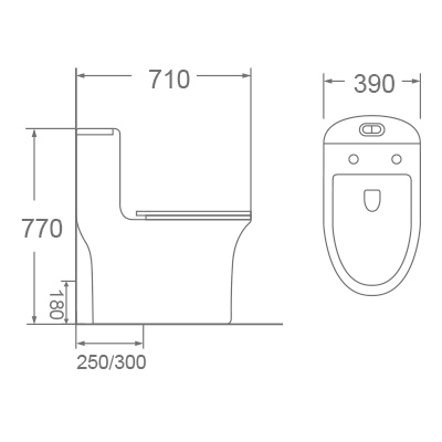 Bồn cầu 1 khối Dobidos DC011VJ