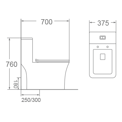 Bồn cầu 1 khối Dobidos DC021VJ
