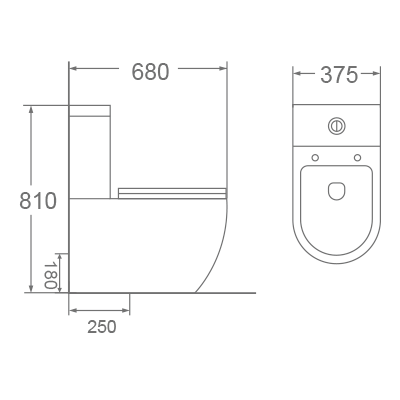 Bồn cầu 2 khối Dobidos LJ-303