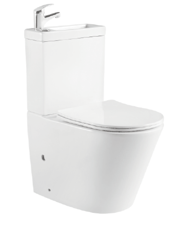 Bồn cầu 2 khối kết hợp chậu rửa Dobidos LJ-321