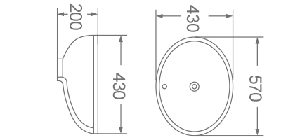 Chậu rửa lavabo âm bàn Dobidos DL036VJ