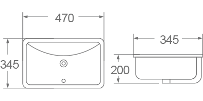 Chậu rửa lavabo âm bàn Dobidos DL002VJ