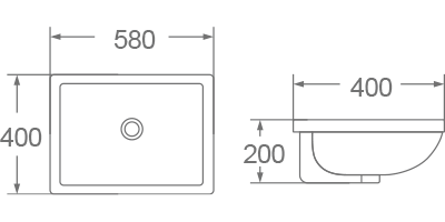 Chậu rửa lavabo âm bàn Dobidos DL038VJ