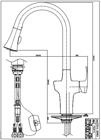Vòi rửa chén nóng lạnh Dobidos FS0515C