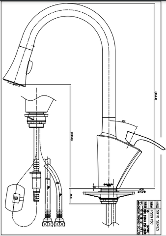 Vòi rửa chén nóng lạnh Dobidos FS5915C
