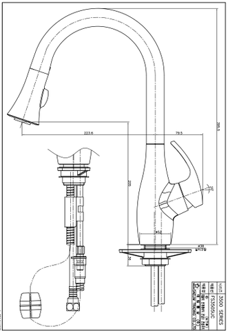 Vòi rửa chén nóng lạnh Dobidos FS3505UC