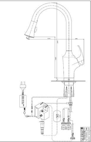 Vòi rửa chén cảm biến Dobidos FS3525C-ITS