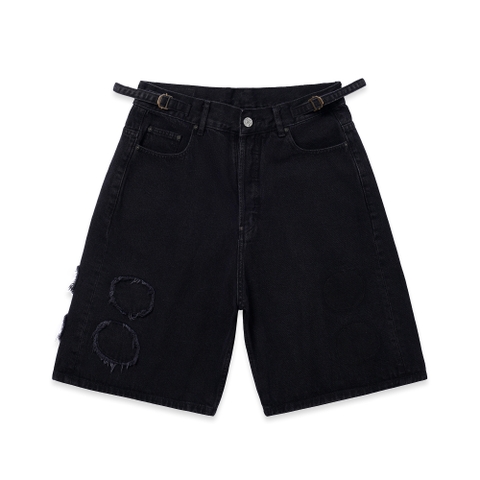 4-Hole Puncher Denim Shorts