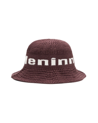 Leninn Knit Bucket-Brown