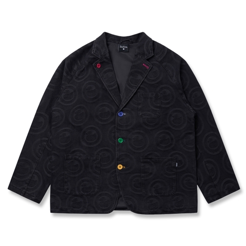 Embroidered Raglan Blazer