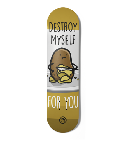 [COMBO] Destroy Myself For You Skateboard - Complete Set - 8.25