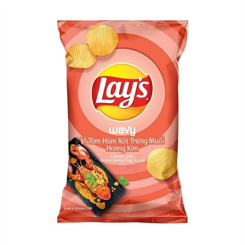 Snack Lay's tôm hùm trứng muối 56g